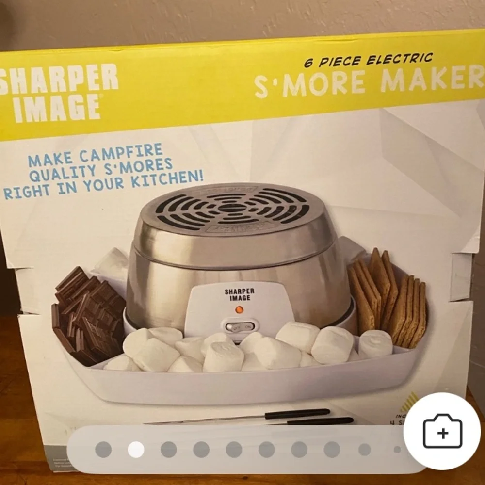 Sharper Image S’mores Maker 6 Piece Electric New